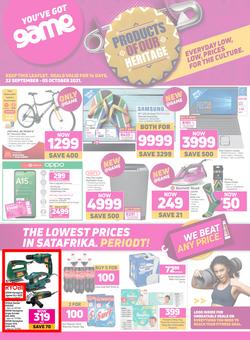 Game : Products Of Our Heritage (22 September - 5 October 2021), page 1