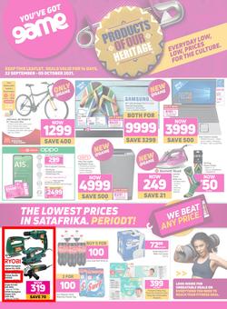 Game : Products Of Our Heritage (22 September - 5 October 2021), page 1