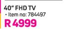 Samsung 40" FHD TV