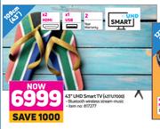 Samsung 43" UHD Smart TV 43TU7000