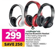 Volkano Impulse Bluetooth Headset-Each