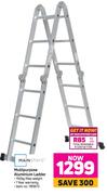 Mainstays Multipurpose Aluminium Ladder