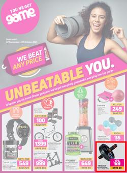Game : Unbeatable You (22 September - 5 October 2021), page 1