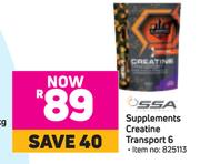 SSA Supplements Creatine Transport 6