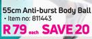 Trojan 55cm Anti Burst Body Ball-Each