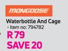 Mongoose Water Bottle & Cage