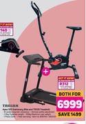 Trojan Apex 100 Stationary Bike & TR105 Treadmill-Both For