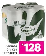 Savanna Dry Can-6 x 500ml