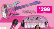 Barbie Electronic Guitar Or Keyboard-Each