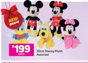 20cm Disney Plush Assorted-Each