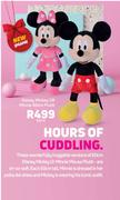 Disney Mickey Or Minnie 60cm Plush-Each