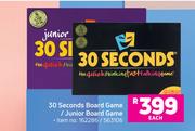 30 Seconds Board Game/Junior Board Game-Each