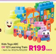 Kids Toys ABC Or 123 Learning Train-Each