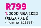 XBSX/XB1 2000 NBA 2K22