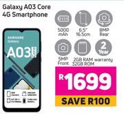 Samsung Galaxy A03 Core 4G Smartphone