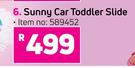 Sunny Car Toddler Slide