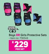No Fear Boys Or Girls Protective Sets-Per Set