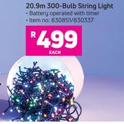 20.9cm 300 Bulb String Light-Each