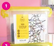 9.9m LED 100 Bulb String Solar Light-Each
