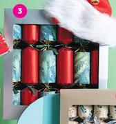 Luxury 6 Pack Red & Green Crackers-Each