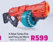 Zuru X-Shot Turbo Fire & Fury 4s Micro
