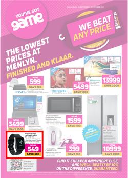 Game Menlyn : The Lowest Prices At Menlyn (28 September - 5 October 2021), page 1