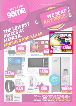 Game Menlyn : The Lowest Prices At Menlyn (28 September - 5 October 2021), page 1