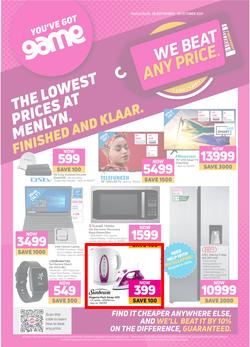 Game Menlyn : The Lowest Prices At Menlyn (28 September - 5 October 2021), page 1