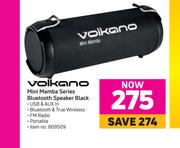 Volkano Mini Mamba Series Bluetooth Speaker Black