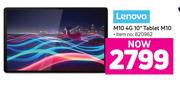 Lenovo M10 4G 10" Tablet 