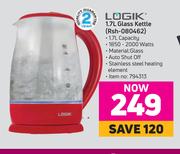 Logik 1.7L Glass Kettle RSH-080462