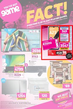 Game : Fact! Everyone Else Is Just Playing Games (16 September - 18 September 2022), page 1