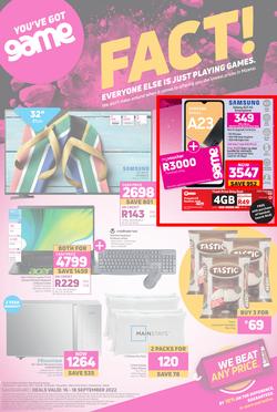 Game : Fact! Everyone Else Is Just Playing Games (16 September - 18 September 2022), page 1