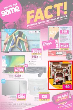 Game : Fact! Everyone Else Is Just Playing Games (16 September - 18 September 2022), page 1