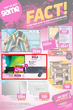 Game : Fact! Everyone Else Is Just Playing Games (16 September - 18 September 2022), page 1