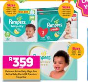 Pampers Active Baby Mega Box, Active Baby Pants Or Premium Mega Box-Each