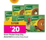 Knorr Packet Soup Assorted-For 5 x 50g