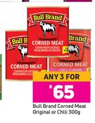 Bull Brand Corned Meat (Original Or Chilli)-For Any 3 x 300g