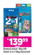 Bobtail Adult 8kg Or Adult 2 In 1 6kg Assorted-Each