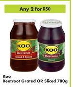 Koo Beetroot Grated Or Sliced-For Any 2 x 780g