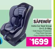 Safeway Indra Car Seat Group 0+/1.0-18Kg