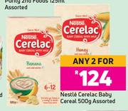 Nestle Cerelac Baby Cereal Assorted-For Any 2 x 500g 