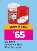 Old Spice Deodorant Stick Assorted-For Any 2 x 50ml