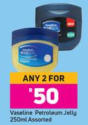 Vaseline Petroleum Jelly Assorted-For Any 2 x 250ml