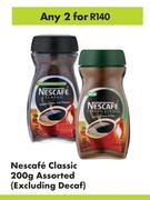 Nescafe Classic Assorted (Excludung Decaf)-For 2 x 200g