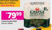 Castle Double Malt Can-6 x 410ml Per Pack