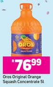 Oros Original Orange Squash Concentrate-5Ltr