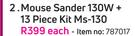 Ryobi Mouse Sander 130W + 13 Piece Kit MS-130-Each