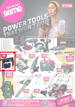 Game : Power Tools That Won't Quit (31 October - 6 November 2021), page 1
