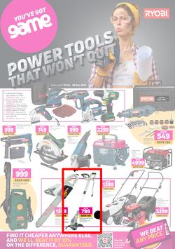 Game : Power Tools That Won't Quit (31 October - 6 November 2021), page 1